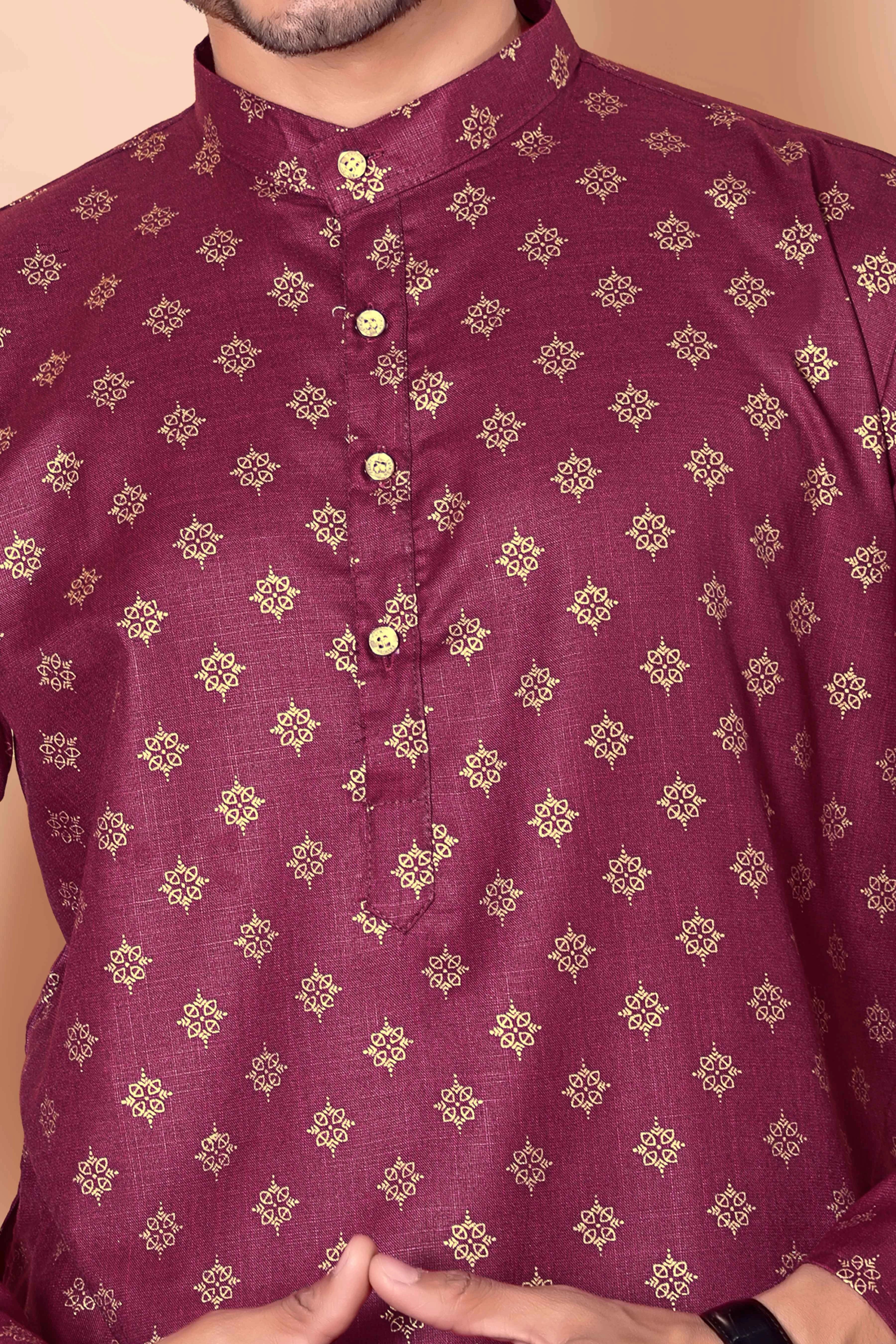 Maroon Foiled